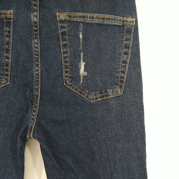 Wild Fable Highest Rise Skinny Ripped Jeans Women Size 2  26 Dark Wash Distress - Picture 5 of 10